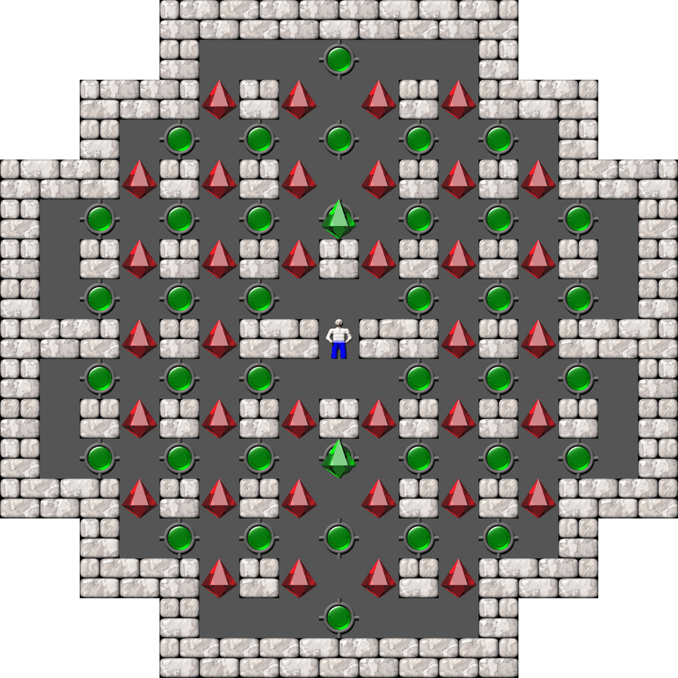 Sokoban Sasquatch 05 Arranged level 11